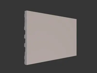 Dusty Rocky Wall Scene Prop 3D model