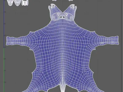 Horse 3D model Low-poly 3D model