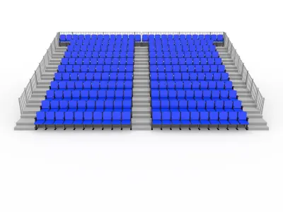 Bleachers 15 3D model