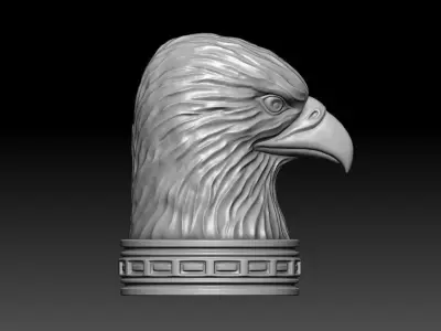 Eagle Head 3D print model