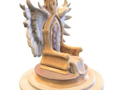 Angelic Throne 3D model