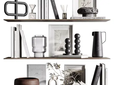 Decorative set18 3D model get