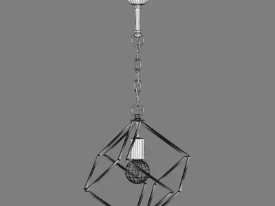 732317 Gabbia Lightstar Pendant chandelier 3D model