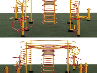 playground 01  Low-poly 3D model