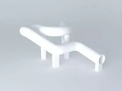 Yellow Slide Free 3D model