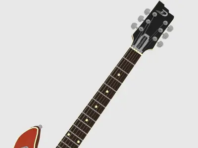 Duesenberg Electric Guitar Free 3D model