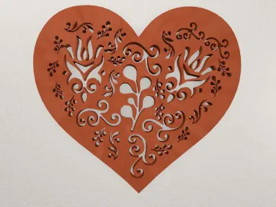 13 Wall Decoration WARAJ Set1 Sculpture 3D Model Collection