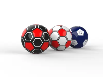 SOCCER BALLS 3D model get