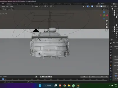 Offroad Porche Carrera 3D model