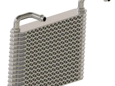 Premium Car Ac Evaporator 3D print model