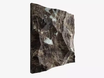 402-RockPanel marble wall art transparent 3D model