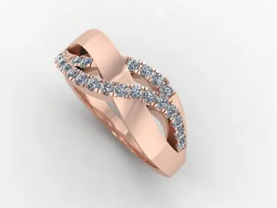 Ring Diamond R 198 3D print model