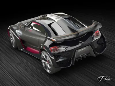 Citroen Survolt 3D model