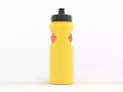 Water Bottle 3D model 10