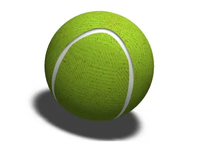 Tennis ball 3D model order