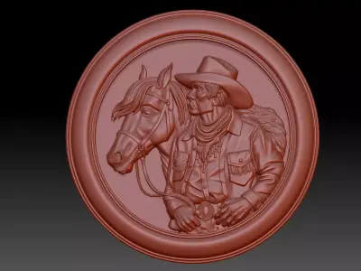 Cowboy 3D print model