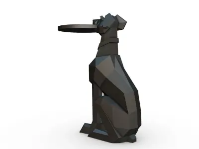 doberman table  3D print model
