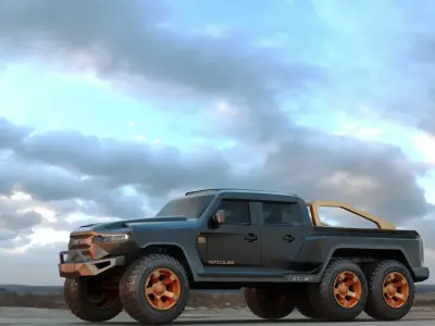 Rezvani Hercules 6x6 3D model