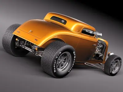 HotRod 1933 3D model