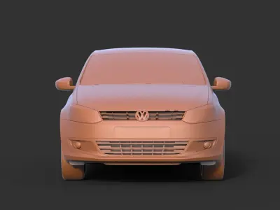Volkswagen Polo 2016 3D print model