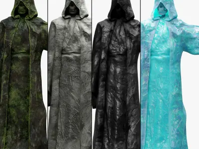 Grim Reaper Sculpture V-2 Low-poly 3D model