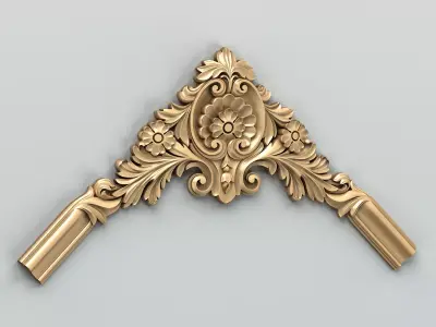 Corner decor 024 3D model