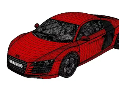 Audi R8 3D model by b-nicolas1992 from CGTrader