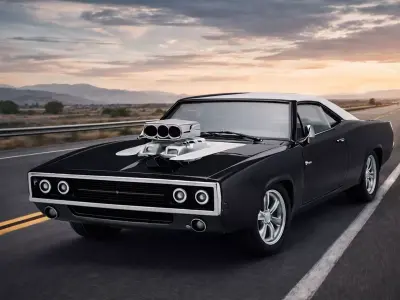 CAR MODEL Low-poly 3D model