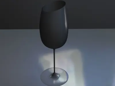 Wineglass wine glass Free 3D model