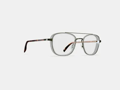 Earle Eyeglasses in Crystal with Riesling 3D model