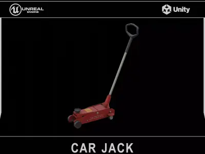 Car Jack Low-poly 3D model