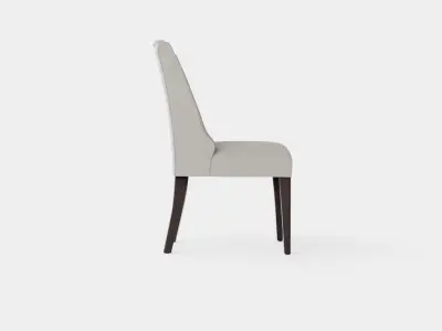 Venice dining chair sand Low-poly 3D model
