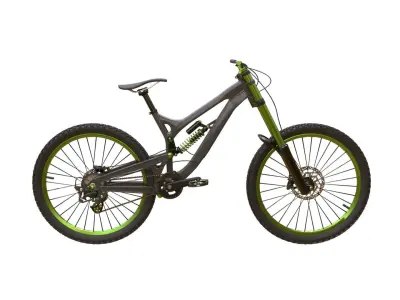 DH MTB Bicycle PBR 3D model