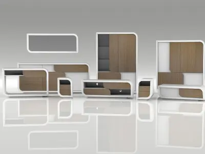 HOME FURNITURE SET 3D model