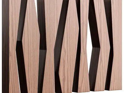 PAnel taylor wood wall art 3D model