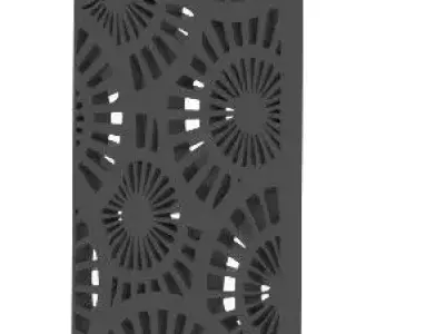 cnc jali partition mdf jali design Free 3D model