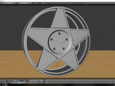 Llanta 02 Low-poly 3D model