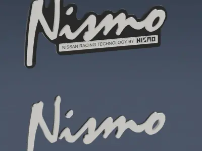 Nissan NISMO Classic Badge 3D print model