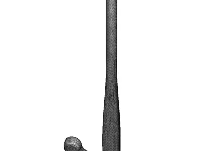 Plastic Sports Hockey Stick Toy 3D model