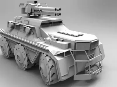 The concept of off-road car 3D model