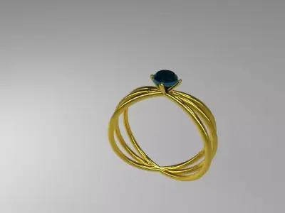 Gold Ring Free 3D print model