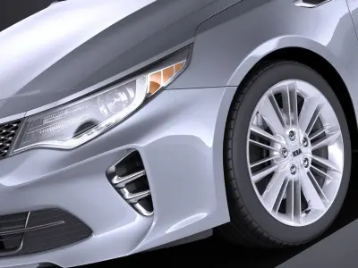 Kia Optima GT 2017 VRAY 3D model
