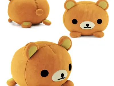 Rilakkuma Mochi Plushie 3D model