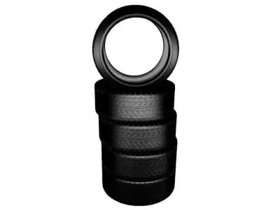 Tire For All Year Round AAA Low-poly 3D model