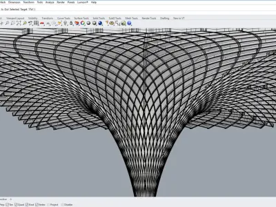 Parametric Column Architecture 3D model