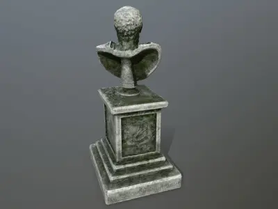 Marcus Aurelius Low-poly 3D model