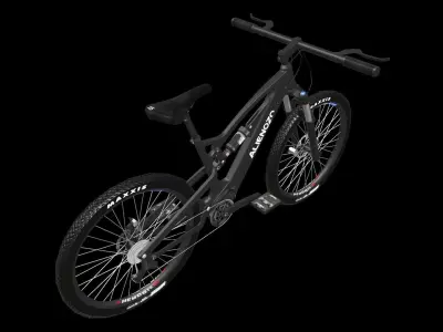 Alienozo Electric Bicycle Low-poly 3D model