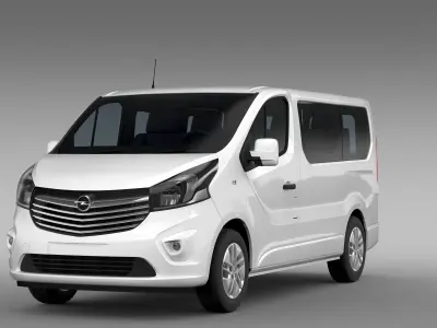 Opel Vivaro Biturbo 2017 3D model