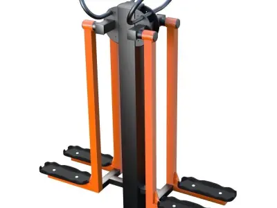 Outdoor fitness equipment 04 3D model