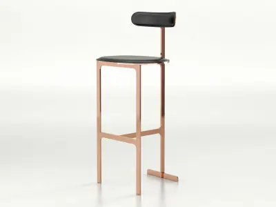 Park Place Counter Stool 3D model